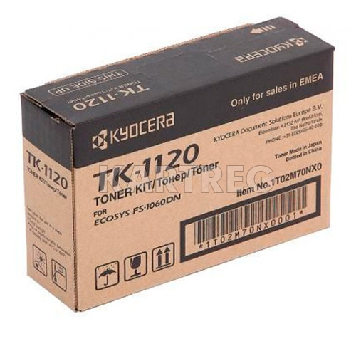 Картридж Kyocera TK-1120. Ресурс 3000 страниц
